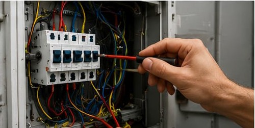 Electrical maintenance work